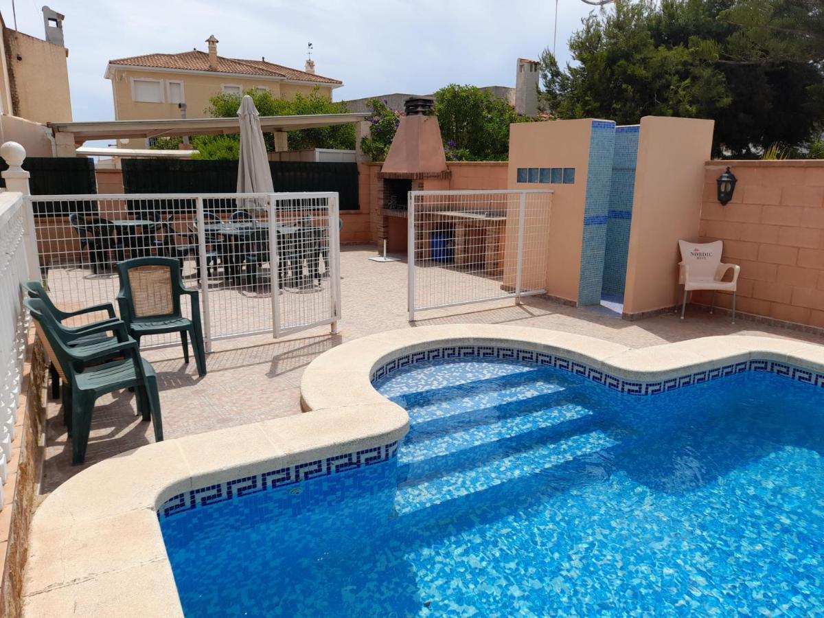 Chalet Muy Cerca De La Playa Con Piscina Privada Dehesa de Campoamor  Ngoại thất bức ảnh